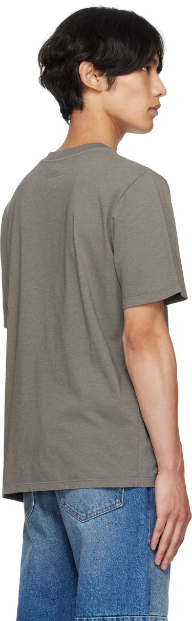 T-paita Maison Margiela MM6 Maison Margiela Logo Patch T-Shirt Harmaa | SH0GC0059 M20048, 2