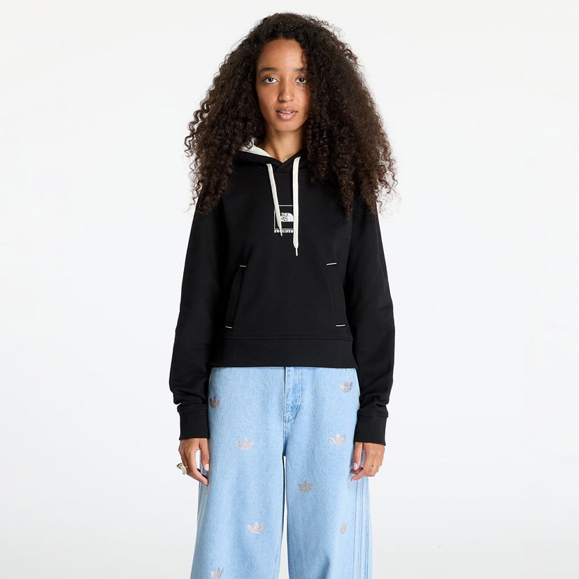 Huppari The North Face Coordinates Crop Hoodie Tnf Black Musta | NF0A89CKJK31