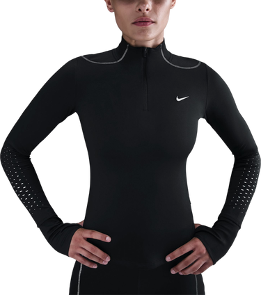 Huppari Nike Swift Reflective Long-Sleeve Quarter-Zip Top Musta | hv2944-010, 0