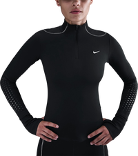 Swift Reflective Long-Sleeve Quarter-Zip Top