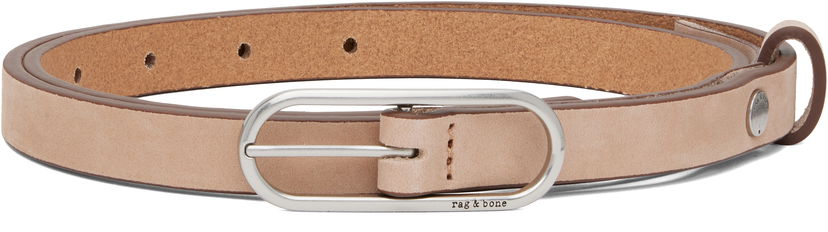 Vyöt rag & bone Rag & Bone Baby Rounded Rebound Belt Beige | WJW25PB1006SU6