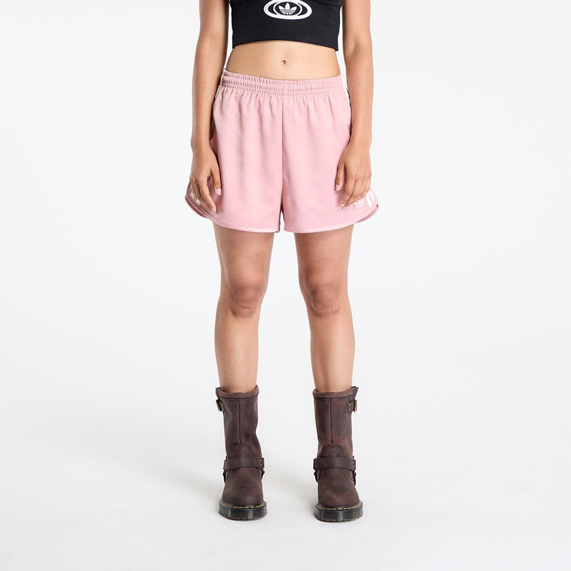 Shortsit adidas Originals adidas Originals Satin Ruffle 3-Stripes Shorts Vaaleanpunainen | KC8818