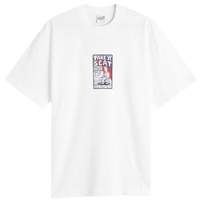 T-paita Polar Skate Co. Take A Seat Graphic T-Shirt, Size Small, Polar Skate Co. Valkoinen | PSC-F25-33-WHT
