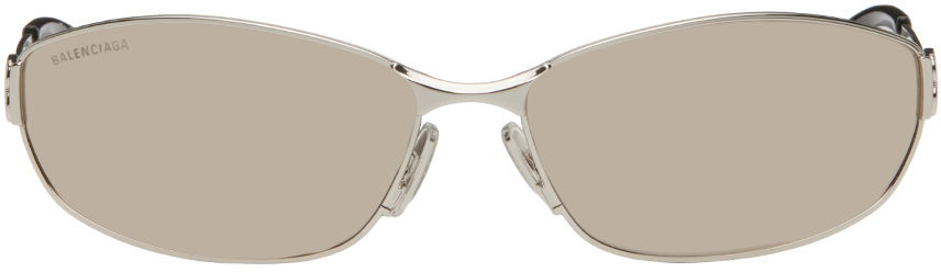 Aurinkolasit Balenciaga Rectangular Sunglasses Harmaa | BB0336S-006, 0