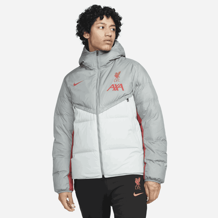 Puffer takki Nike Liverpool FC Strike Storm-FIT Down Jacket Harmaa | DR4319-084