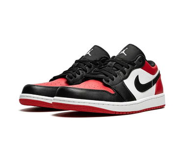 Tennarit ja kengät Jordan Jordan 1 Low "Bred Toe" Punainen | 553558-612, 1