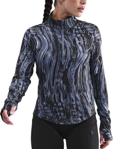 T-paita Nike Wavy Pattern Swift Quarter-Zip Running Top Monivärinen | hv8921-499, 0