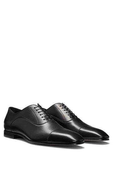 Vaatteet ja asusteet BOSS BECKHAM x BOSS Polished Leather Oxford Shoes Musta | 50546774