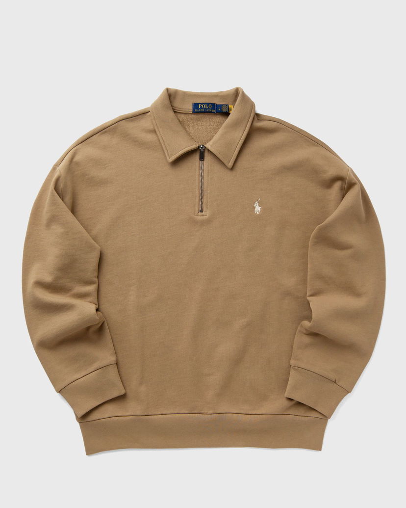 Huppari Polo by Ralph Lauren Half Zip Sweatshirt Ruskea | 710961601002