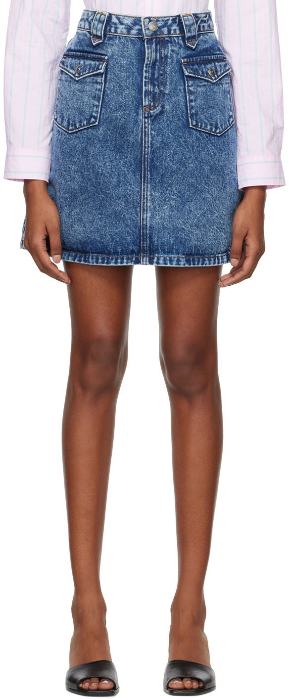 Hame A.P.C. Manue Denim Miniskirt Sininen | COFAI-F06356