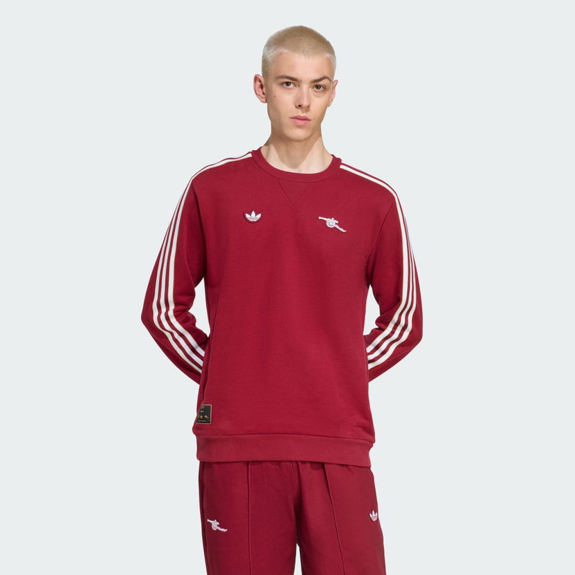 Huppari adidas Performance Arsenal Terrace Icons Sweatshirt Punainen | JM9397