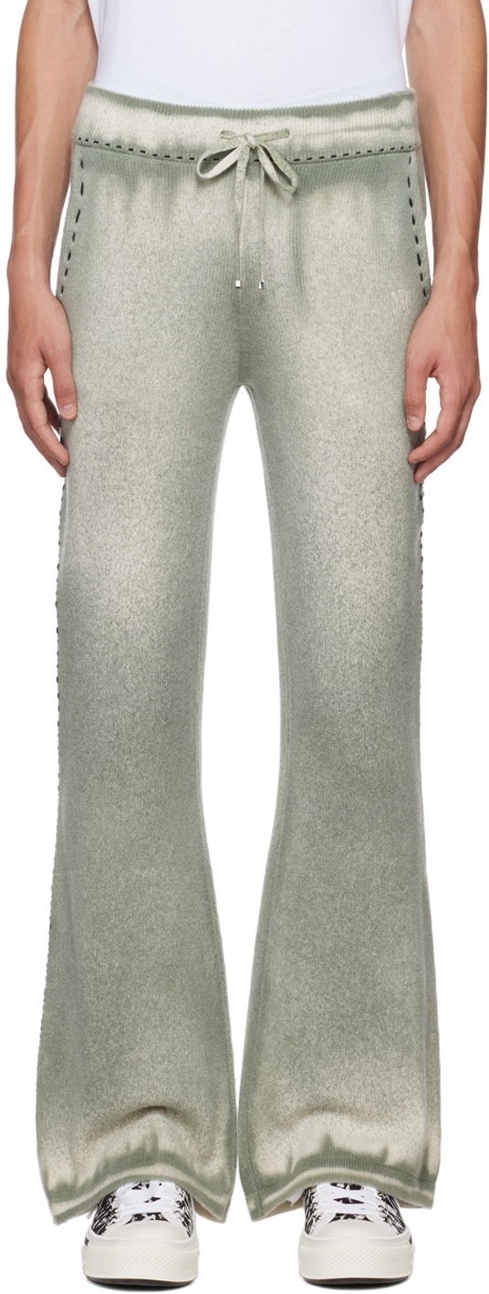 Verryttelyhousut AMIRI Spray Painted Lounge Pants Vihreä | PF22MKP001-301