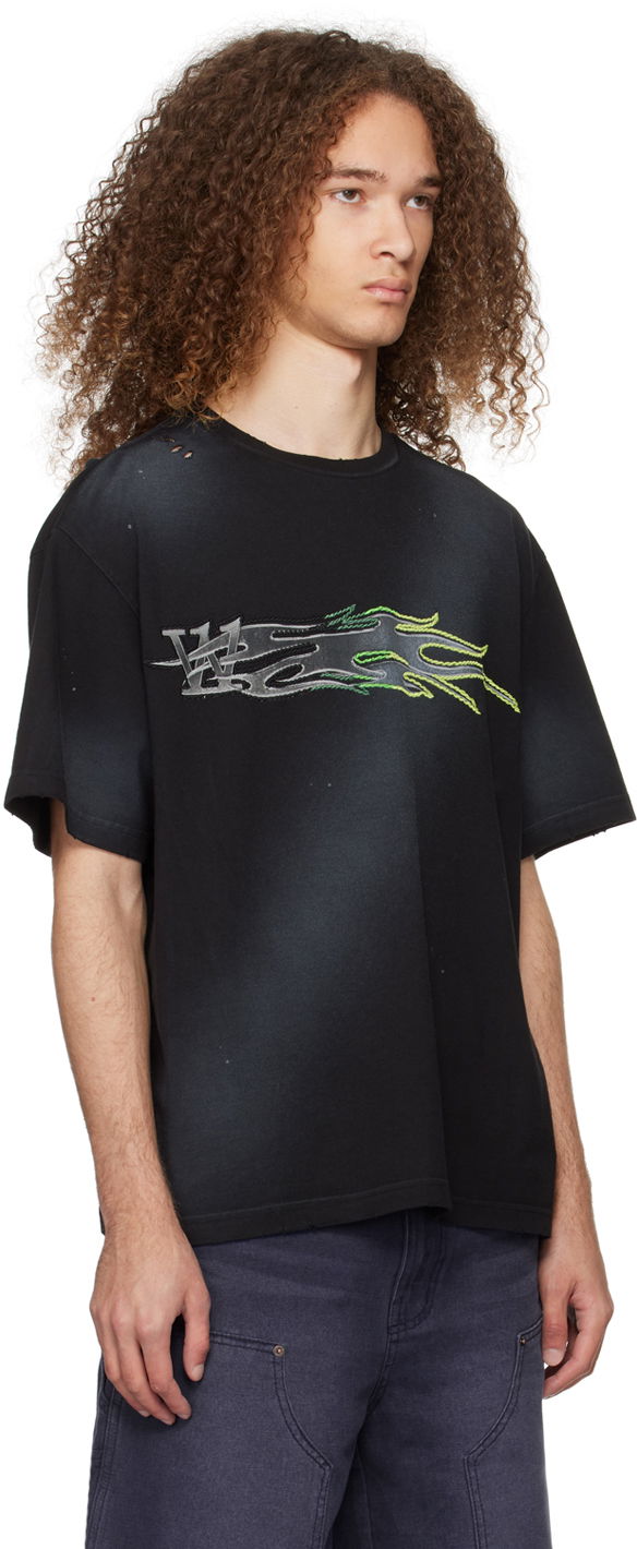 T-paita We11done We11done Men's Graphic Print  T-Shirt Musta | WD-TT0-24-751-U-BK, 1