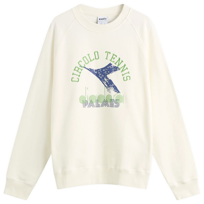 Huppari Diadora Legacy Crew Sweat Valkoinen | 502-182429-20003