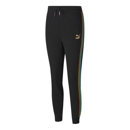 Verryttelyhousut Puma World Resonance Series Drawstring Knitted Trousers Musta | 599062-51, 0