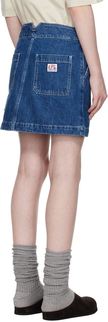 Hame A.P.C. Denim Miniskirt Tummansininen | COHET-F06435, 2