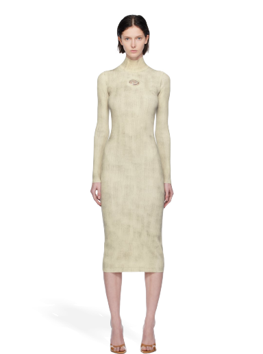 Mekko Diesel M-Zary-C Midi Dress Beige | A12609 0LIAK