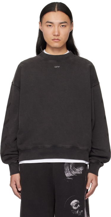 Villapaita Off-White Off-White S.Matthew Skate Sweatshirt Musta | OMBA054C99FLE0091077, 0
