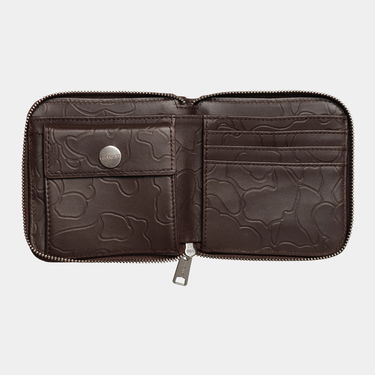 Lompakko Carhartt WIP Carhartt WIP Camo Duck Zip Wallet Ruskea | I035402_2, 1