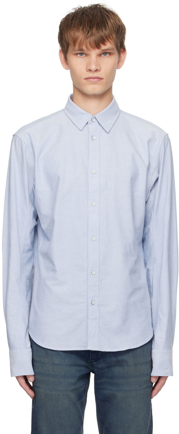 Paita rag & bone Rag & Bone Engineered Button-Up Shirt Sininen | MBW23SA422X2ML