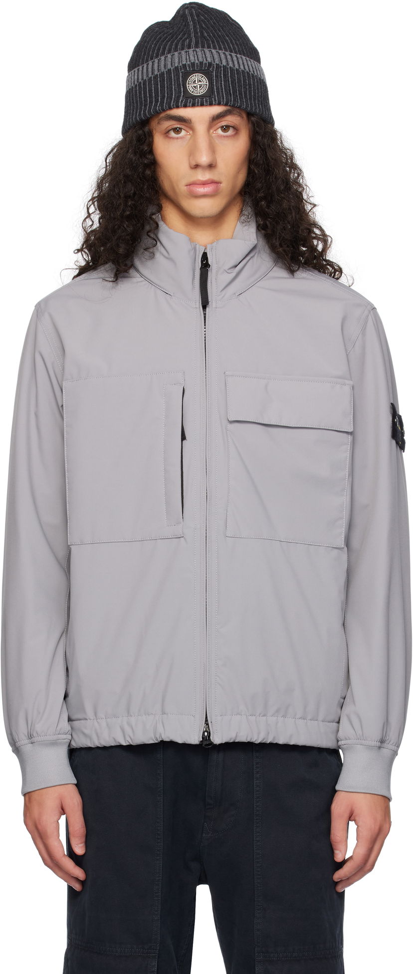 Tuulitakki Stone Island Insulated PrimaLoft Jacket Harmaa | 811540527