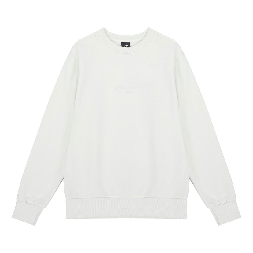 Huppari New Balance Round Neck Pullover Valkoinen | AMT21555-IV