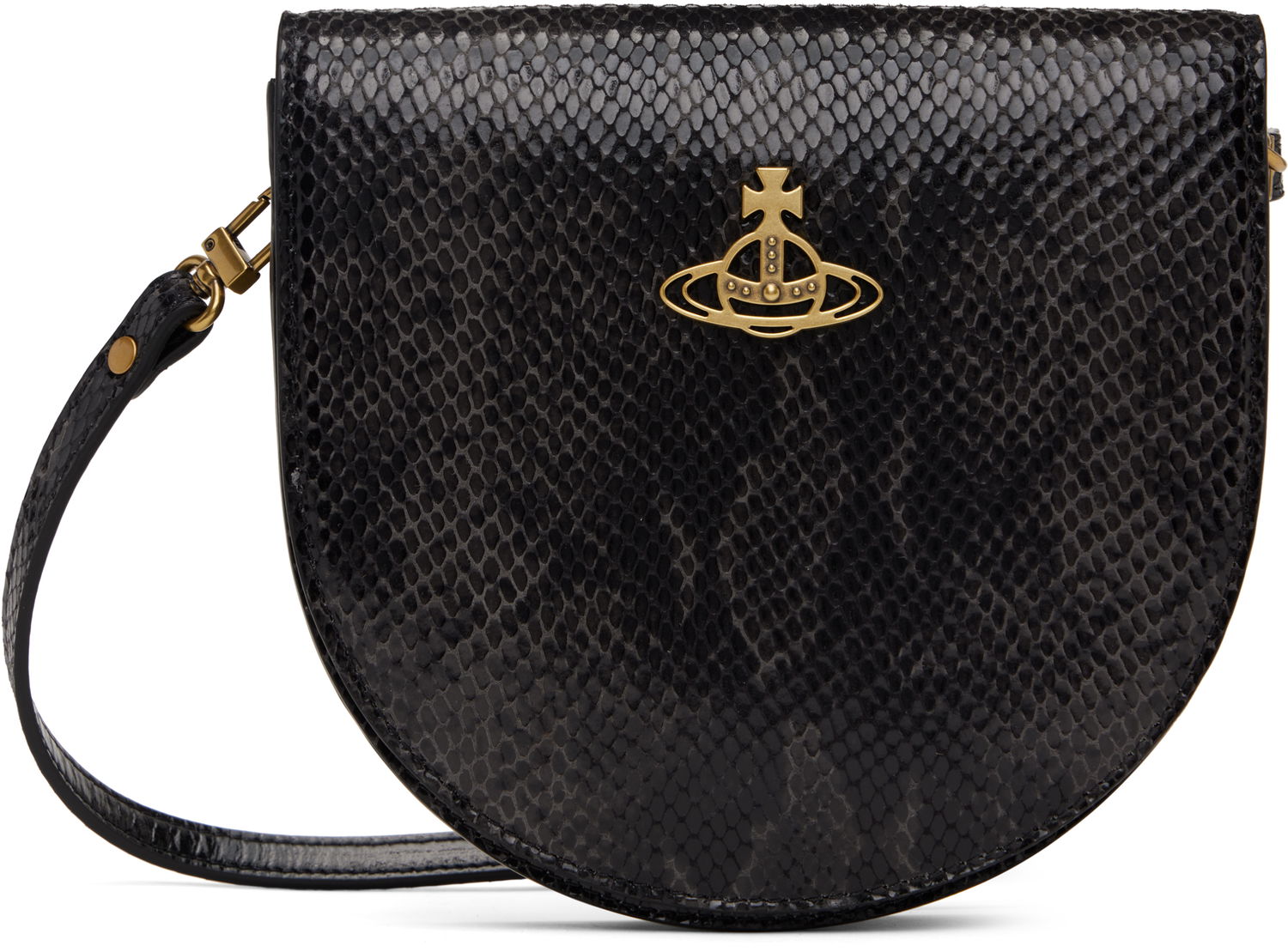 Olkalaukku Vivienne Westwood Saddle Crossbody Bag Musta | 5801000AW-L007Y-, 0