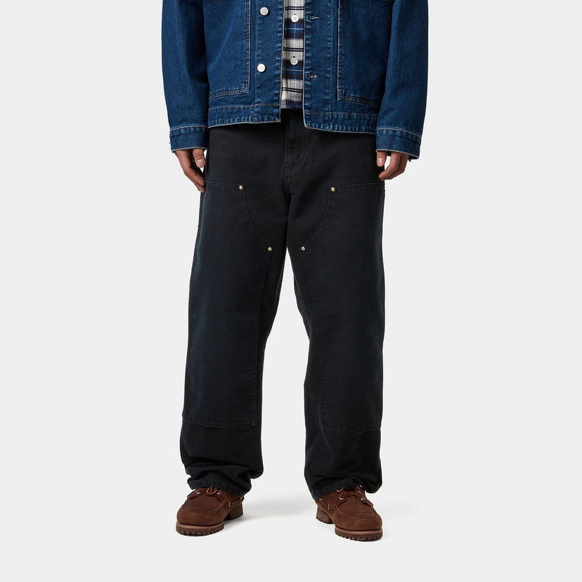 Cargo housut Carhartt WIP Carhartt WIP Double Knee Pants Musta | I034796_95