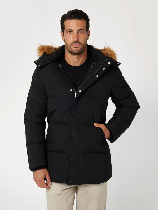 Parka GUESS Down Puffer Jacket Musta | M4BL53WG7X2, 0