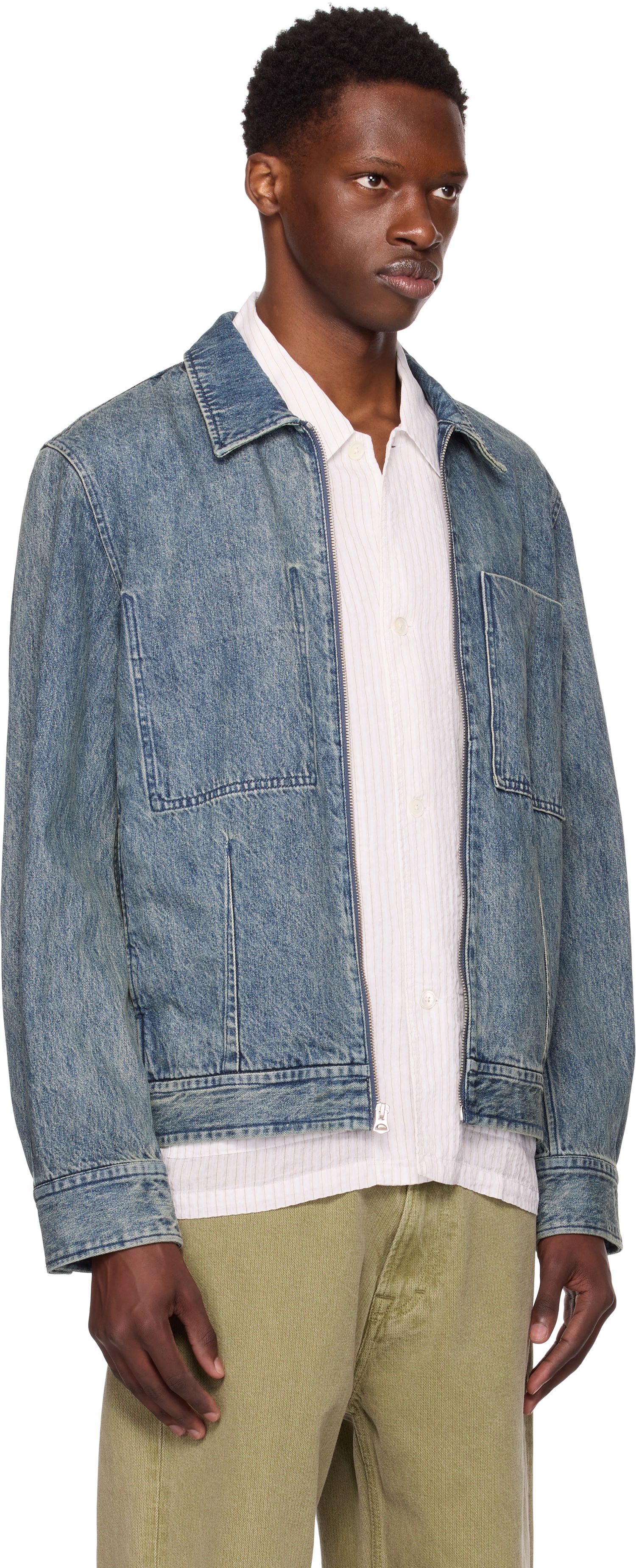 Takki rag & bone Rag & Bone Simon Garage Denim Jacket Sininen | MBW25P2011DNML, 1