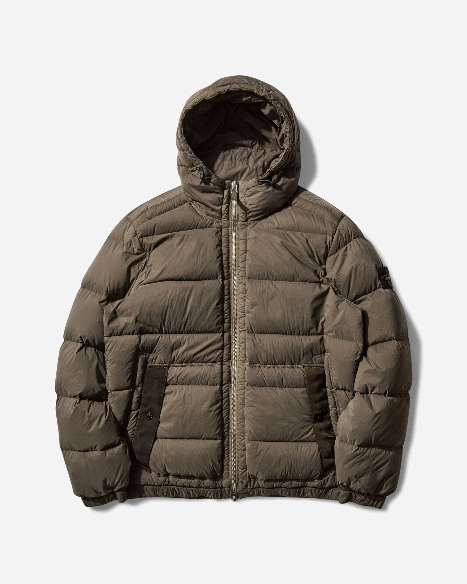 Puffer takki Stone Island Tunnel Nylon Down-TC Hooded Jacket Vihreä | K2S15-4100040-S0028 V0054, 1