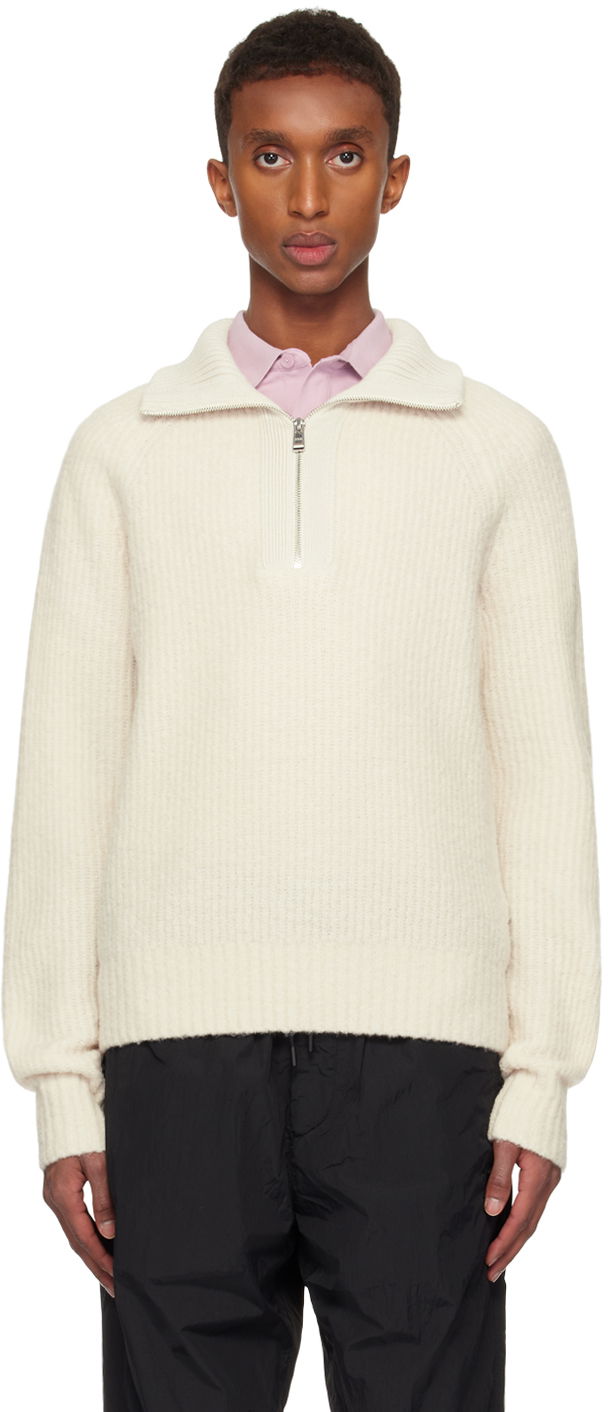 Villapaita BOSS Wool Turtleneck Valkoinen | 50526861