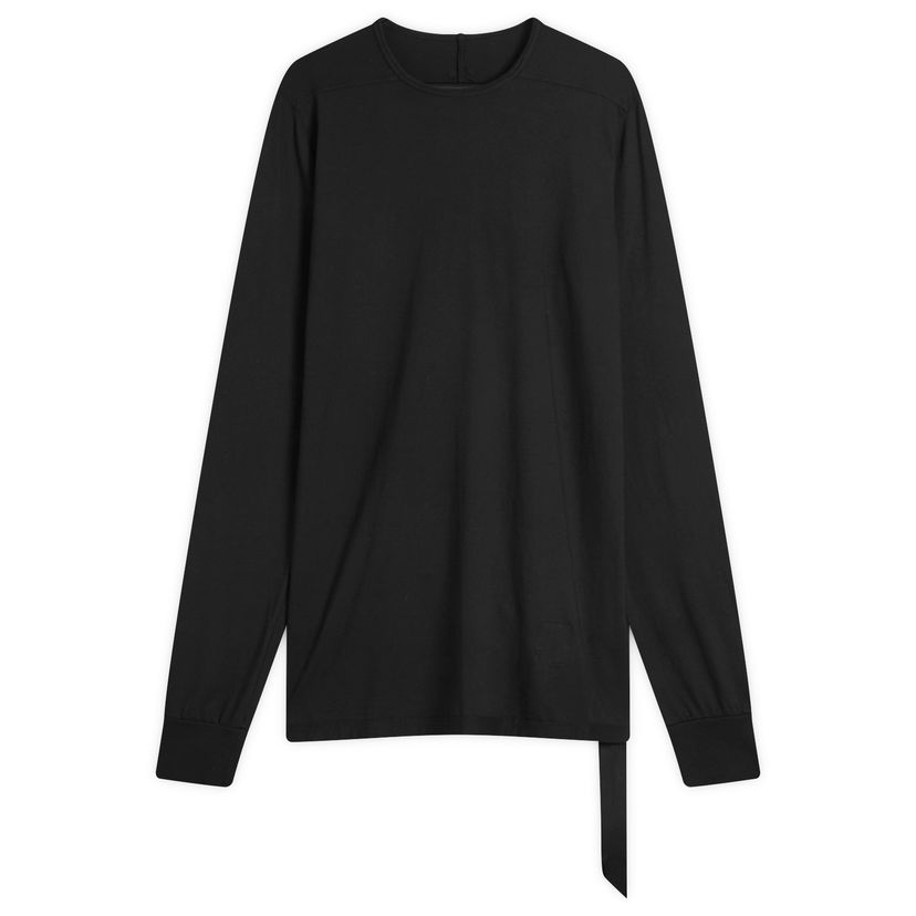 T-paita Rick Owens DRKSHDW Level Long Sleeve T-Shirt, Size Large Musta | DU02E7260-RN-09