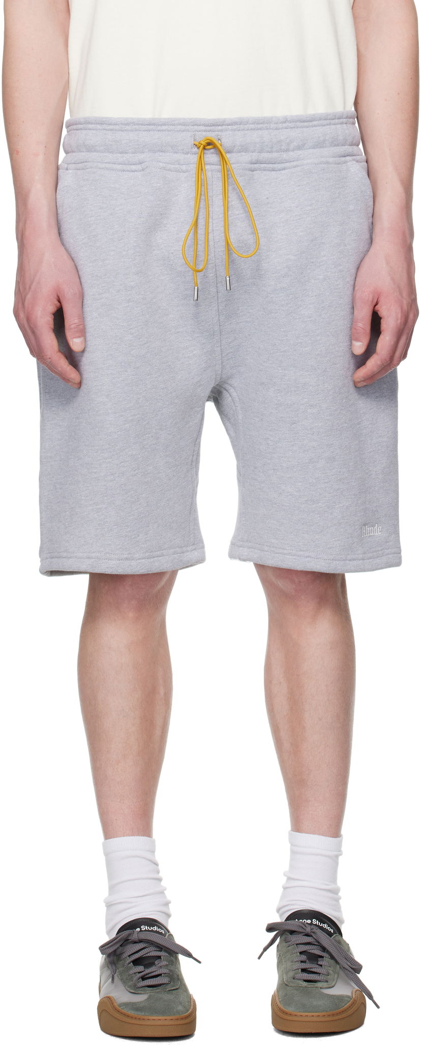 Shortsit Rhude Rhude Classique Sweat Shorts Harmaa | RHSS25ST02229