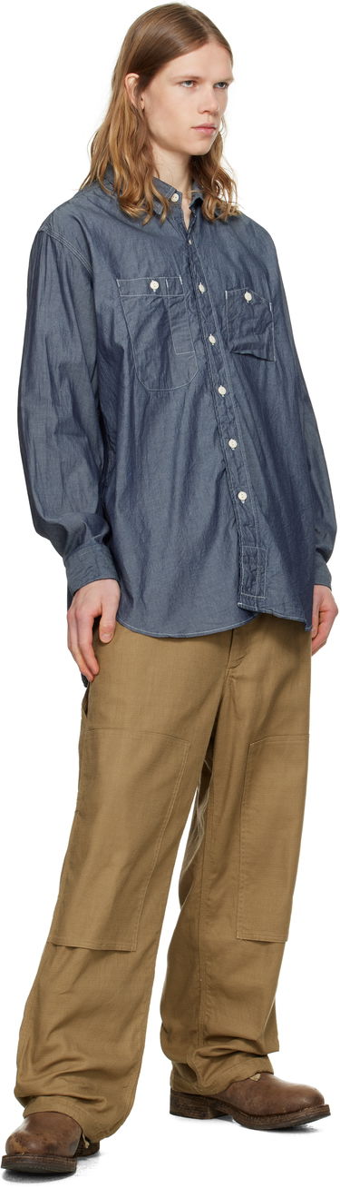 Paita Engineered Garments Engineered Garments Work Shirt Sininen | 25S1A007, 3