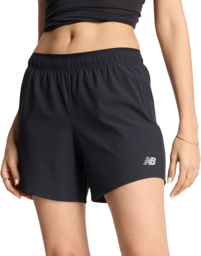 Shortsit New Balance RC Short 5" Musta | ws41202-bk