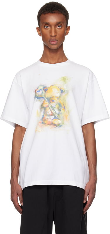 T-paita We11done We11done Graphic Print T-Shirt Valkoinen | WD-TT3-24-752-U-WH, 0