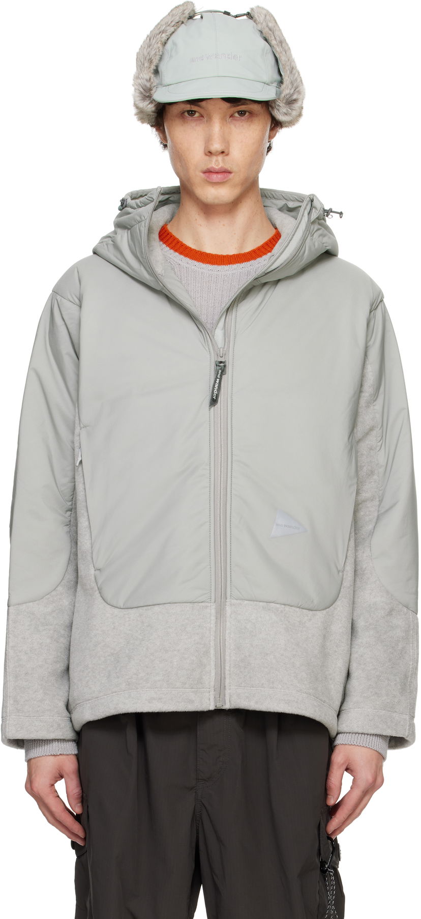 Tuulitakki and wander Fleece Jacket Harmaa | 5744231108