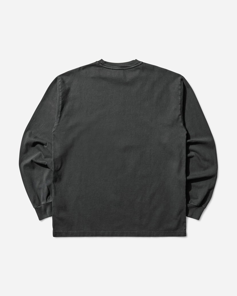 T-paita Aries Grunge Faded Longsleeve T-Shirt Musta | AR6002604 Black