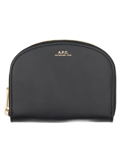 Lompakko A.P.C. Demi-Lune Compact Musta | PXAWV-F63219