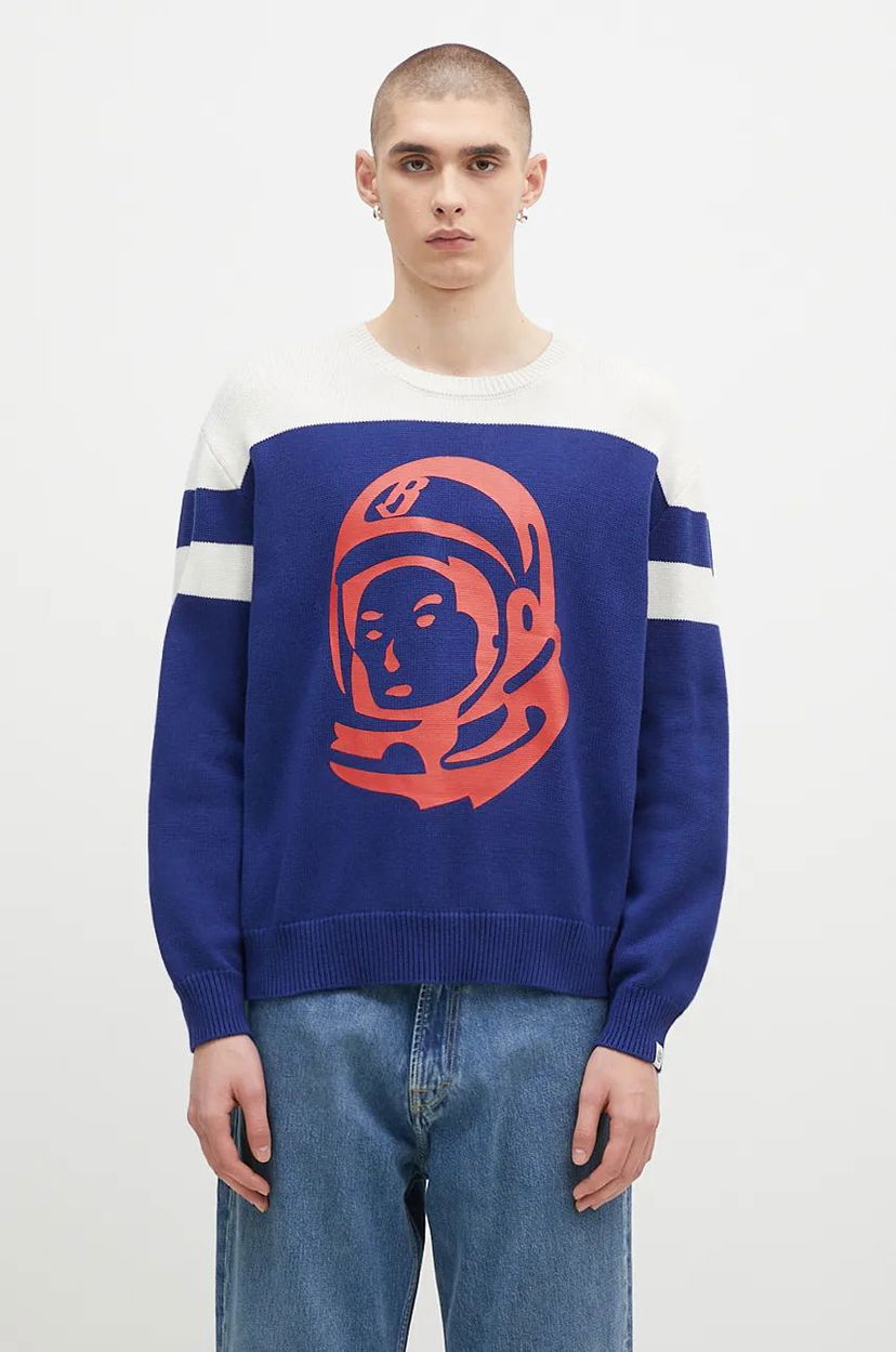 Villapaita BILLIONAIRE BOYS CLUB Astro Knitted Crewneck Sweater Sininen | B24325