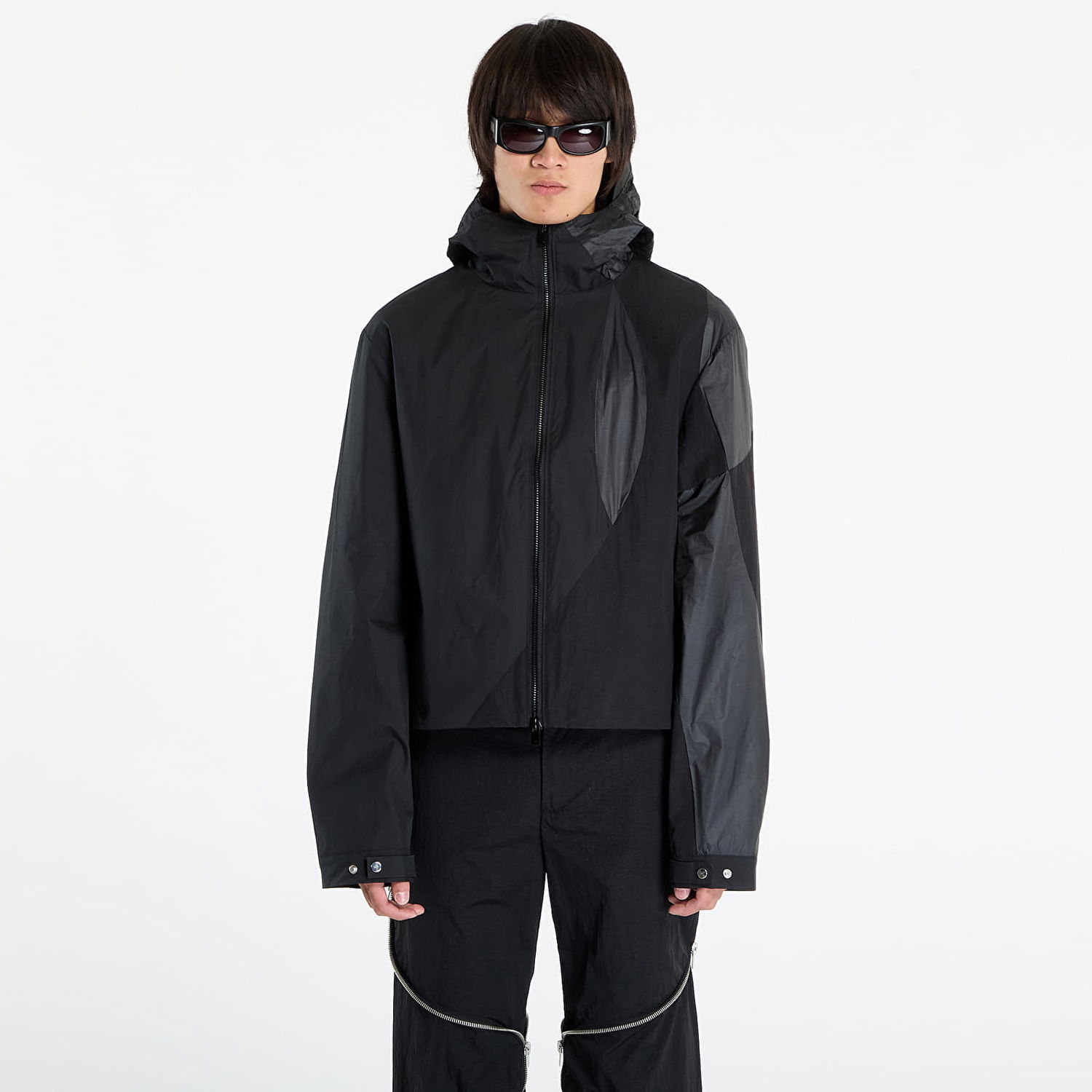 Takki HELIOT EMIL HELIOT EMIL Polarize Hooded Jacket Musta | AW25_M_02_159_BLK01, 0