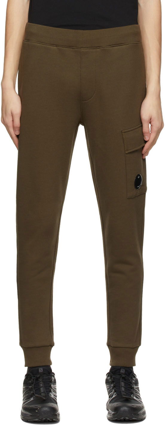 Verryttelyhousut C.P. Company Diagonal Raised Lounge Pants Ruskea | 12CMSP017A-005086W, 0