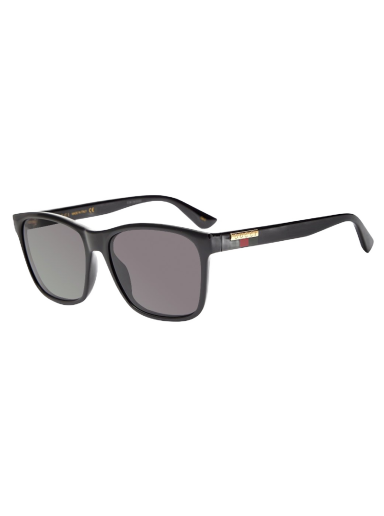 Aurinkolasit Gucci Lines Acetate Sunglasses Musta | GG0746S-001