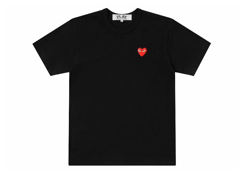 T-paita Comme des Garçons Play Emblem Graphic T-Shirt Musta | AZ-T108-051-1 / P1T1081