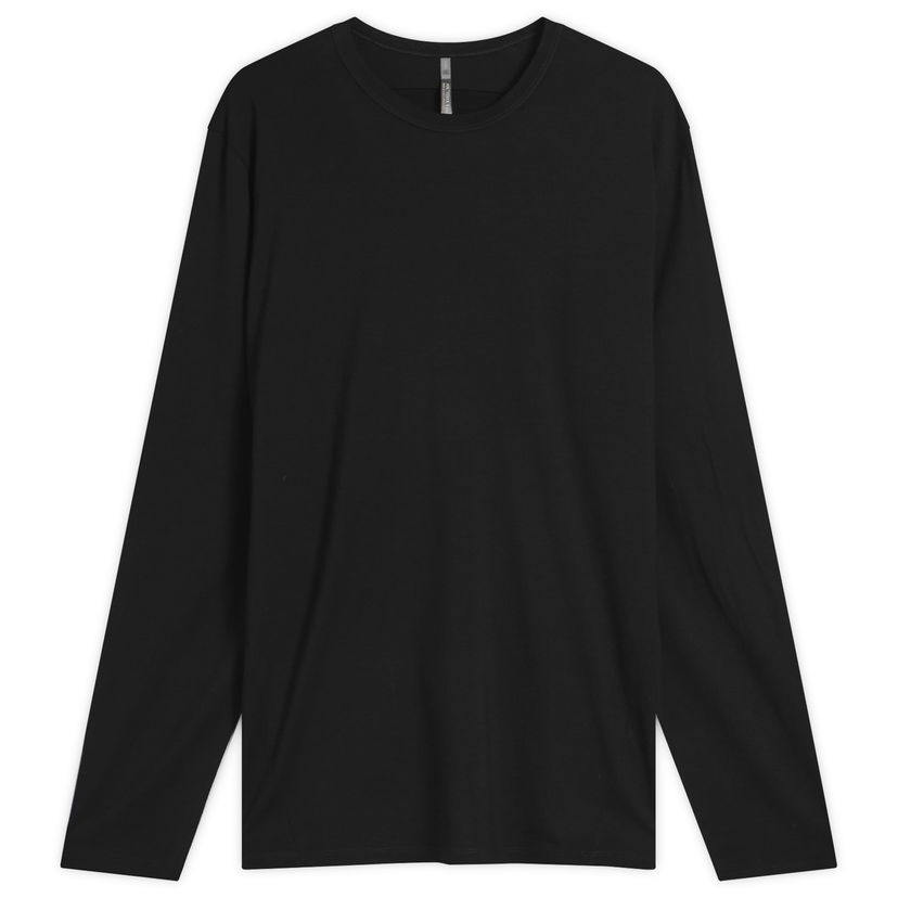 T-paita Arcteryx Veilance Frame Long Sleeve T-Shirt, Size Small Musta | X000007258-002291
