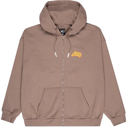 Huppari K1X Stars Zip Hoodie Ruskea | KXM243-023-1