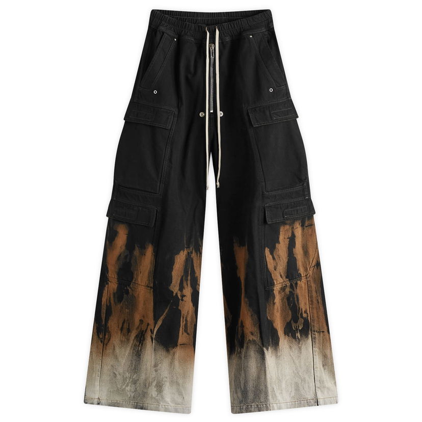 Jeans Rick Owens Printed Baggy Jeans Musta | DS02D2324-0983-BSUN