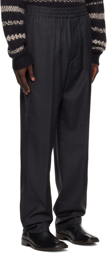 Housut ISABEL MARANT Isabel Marant Nahili Checked Trousers Musta | 23APA0074HA-A3F61H, 1