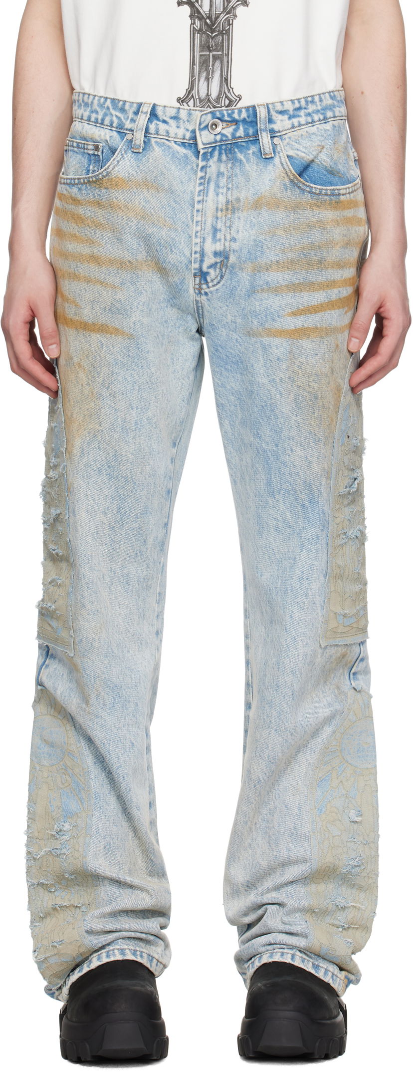 Jeans Who Decides War Who Decides War Mechanic Signature Jeans Sininen | 1120840009SS25